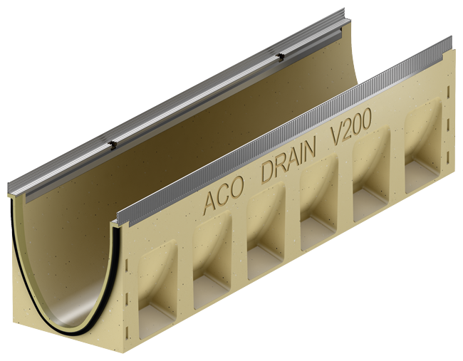 ACO DRAIN® Multiline Seal in - Rinne mit Sohlengefälle