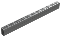 ACO Slimline mit Aluminiumrost