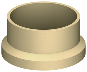 Schachtring mit Muffe mit Dichtung nach/ähnlich DIN 4034 (Position 2) aus Polymerbeton