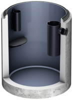 Fettabscheider aus Stahlbeton Fettabscheider aus Stahlbeton