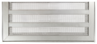 Vario Design-Lichtschachtabdeckung mit Einlegeprofilen und Einfassungsrahmen