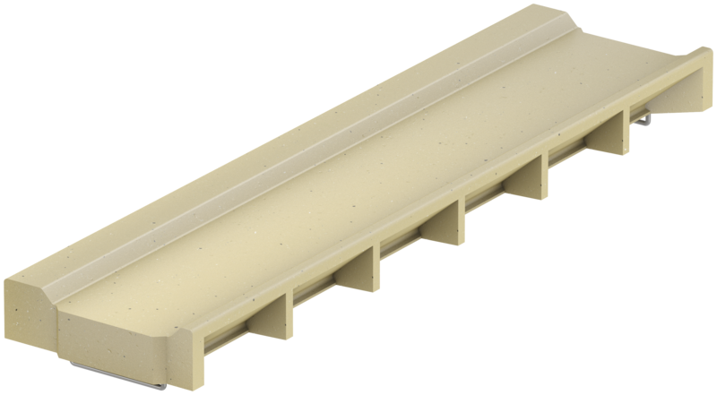 Muldenrinne Mit Linierungskante Fuer Laufbahnen Mit Tennenbelag 696779