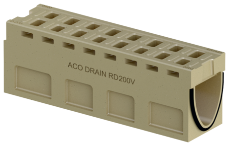 ACO DRAIN® Monoblock RD 200 V - monolithische Rinne (OPA)