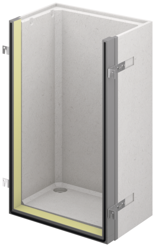 Lichtschachtkoerper Mit Boden  Dwd  1000 Mm Tiefe  Fuer 80 Mm Perimeterdaemmung 507296
