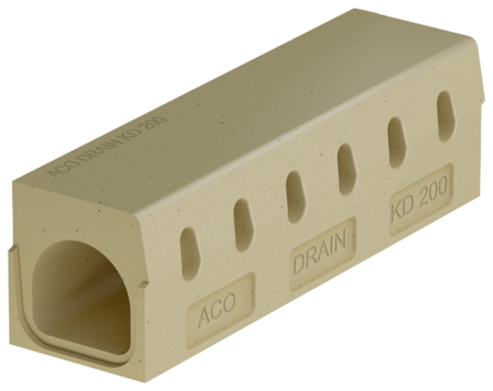 KerbDrain Tunnel - Monolithische Bordsteinentwässerung aus Polymerbeton