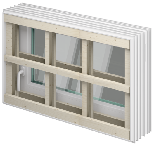 Standardausfuehrung 3-fach Waermeschutzverglasung  Fuer Die Ortbetonbauweise 660827