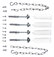 Montageset an Kellerwand