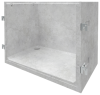 Lichtschachtkörper mit Boden Lichtschachtkörper mit Boden