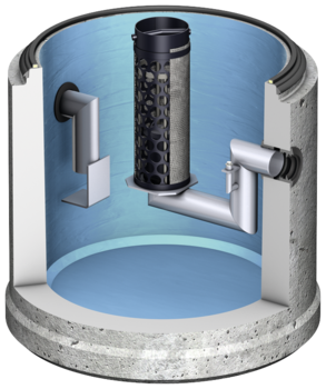 Oleopator-C-OST NS 3 - 10 mit Schlammfang (beschichtet)