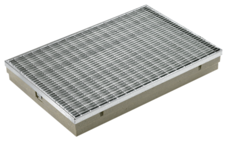 Bodenwanne mit Gitterrost