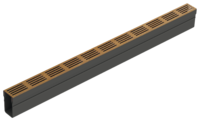 ACO Slimline mit Stahlrost