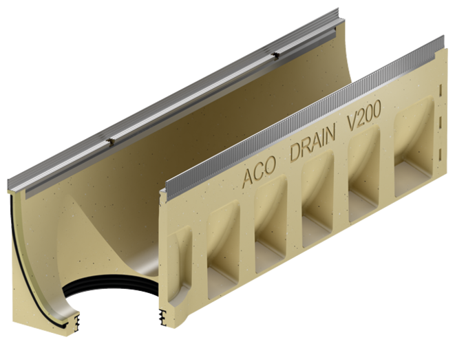 Rinnenkoerper Ohne Sohlengefaelle 1000 Mm 386110