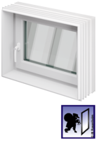 Einbruchhemmend mit 3-fach Verglasung (RC 2) Einbruchhemmend mit 3-fach Verglasung (RC 2)