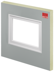 ACO Therm® Block mit integrierter Fensterzarge ohne Flügel