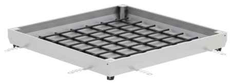 Rahmen und Deckelwanne aus Edelstahl