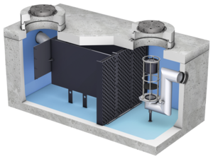 Oleosmart-PR-C-NST ohne Schlammfang (beschichtet)