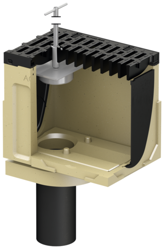 Rinnenkoerper Mit Sicherheitsstopfen 500 Mm 335763