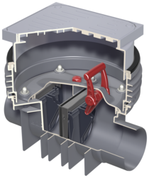 Doppelrückstauverschlüsse Triplex-K-2 mit Schachtssystem