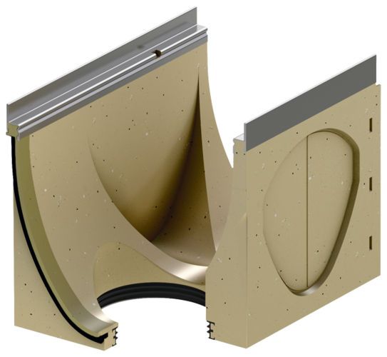 Rinnenkoerper Ohne Sohlengefaelle 500mm 355369