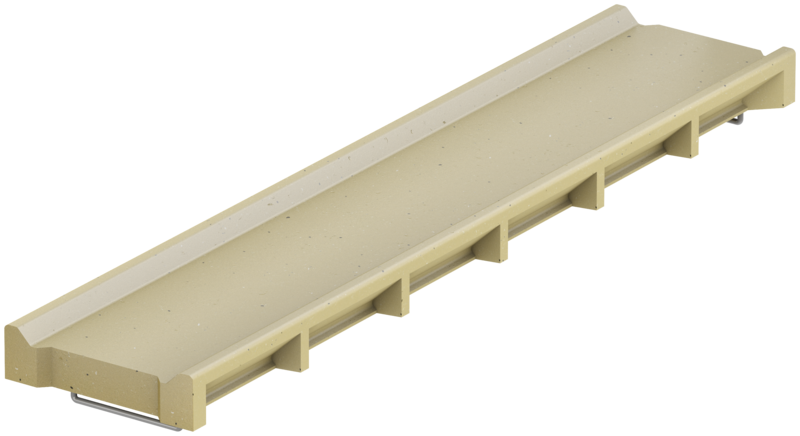 Muldenrinne Schmal 702341