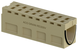 ACO DRAIN® Monoblock RD 200 V - monolithische Rinne (OPA)