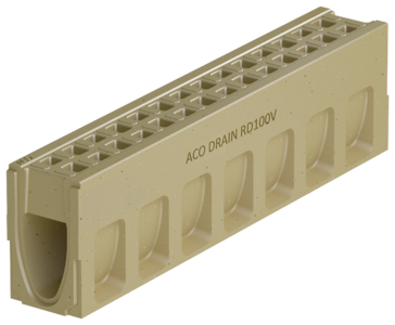 ACO DRAIN® Monoblock RD 100 V - monolithische Entwässerungsrinne