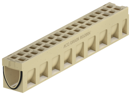 Monoblock - Monolithische Entwässerungsrinnen aus Polymerbeton