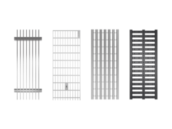Abdeckroste 130 mm – Keilrinne – Edelstahl