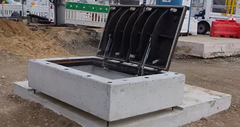 Abdeckungen für Kabelschächte