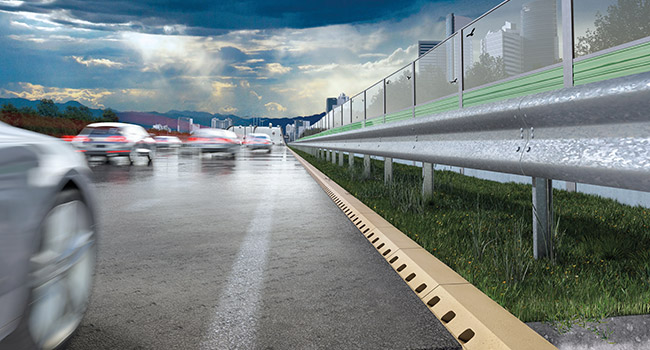 Entwässerung auf Fernstraßen und Autobahnen