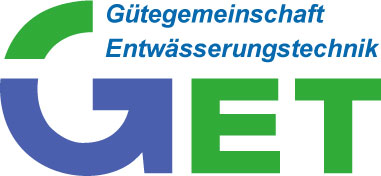 Logo Guetegemeinschaft Entwaesserungstechnik in Kooperation mit ACO