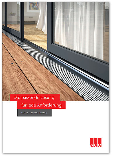 Prospekt-Cover mit Claim „Die passende Lösung für jede Anforderung“.