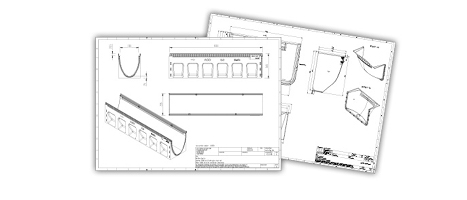 Technische Zeichnungen von ACO zum kostenlosen Download