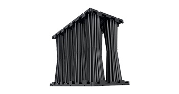 Rendering Produktbild Blockrigolensystem Stormbrixx