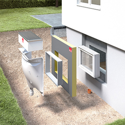 Therm Block – Lichtschachtmontage auf Dämmung einfach gemacht