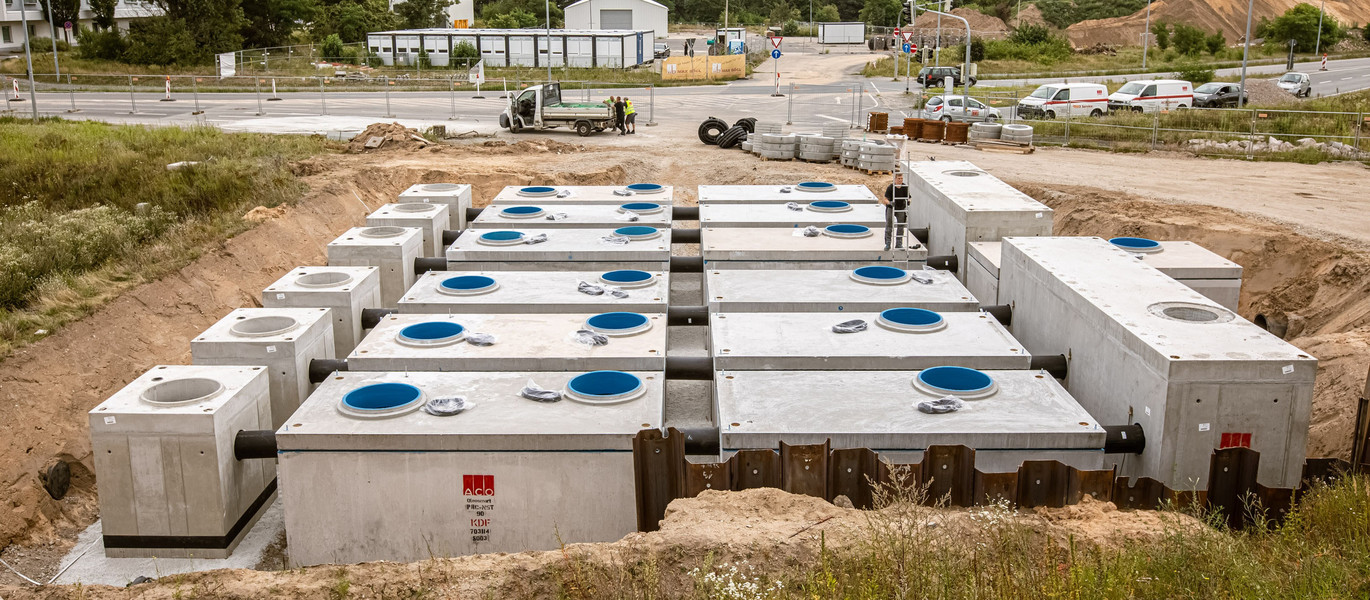 Abscheideranlage am neuen Terminal 3 auf dem Fraport