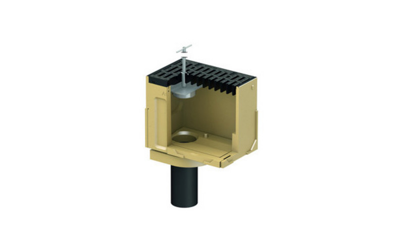 ACO DRAIN® Punktablauf mit Sicherheitsstopfen