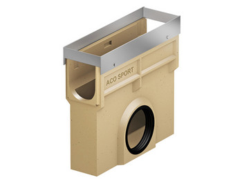 ACO Sport Einlaufkasten für Schlitzrinne