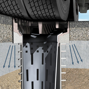 Darstellung lastentkoppelte Bauweise