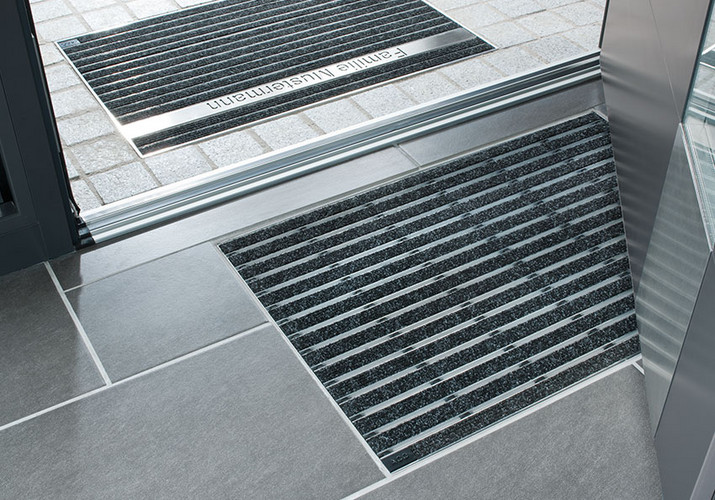 Schuhabstreifer Fußmatte Indoor im Eingangsbereich