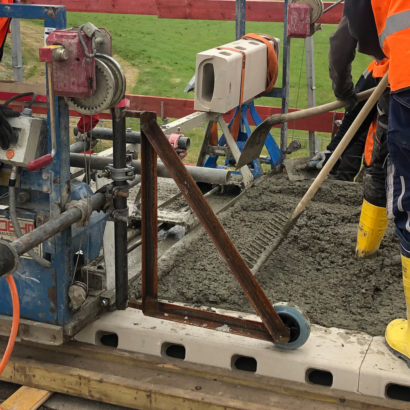 Verfüllen der Kappe