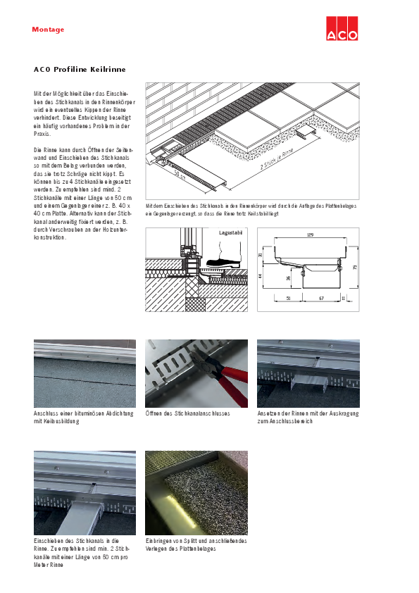 Einbauanleitung - Profiline Keilrinne ACO_Einbauanleitung_Fassadenentwaesserung_Profiline_Keilrinne.pdf