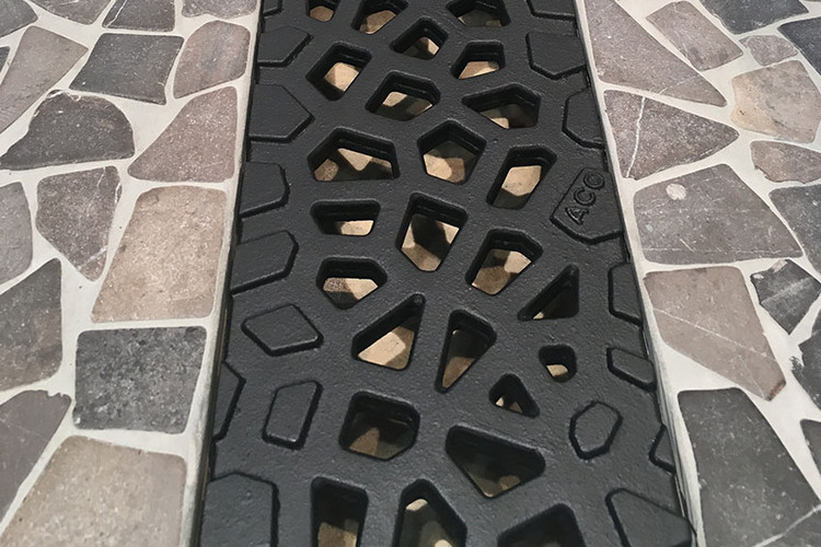 Design Rost im Voronoi Design eingebaut