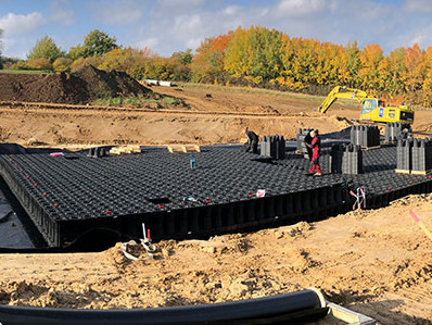 Löschwasserbevorratung im Gewerbegebiet Schwentinental