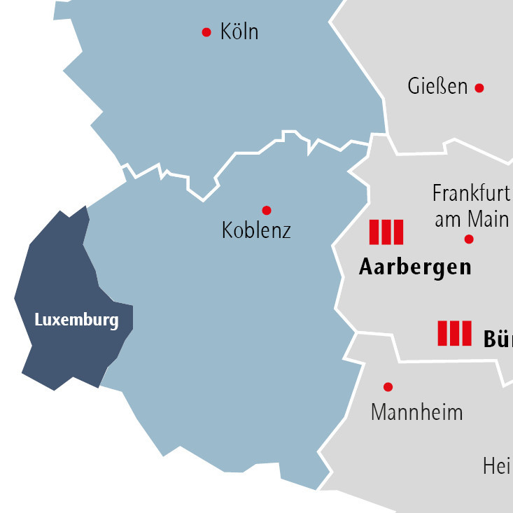 Coordonnées pour le Luxembourg
