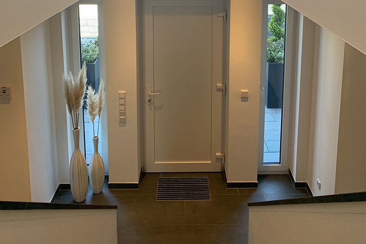 Eingangsbereich Emselbams mit Schuhabstreifer