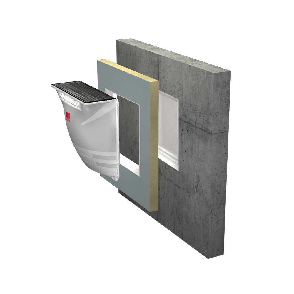 Montageplatte Therm Block standard mit Aussparung