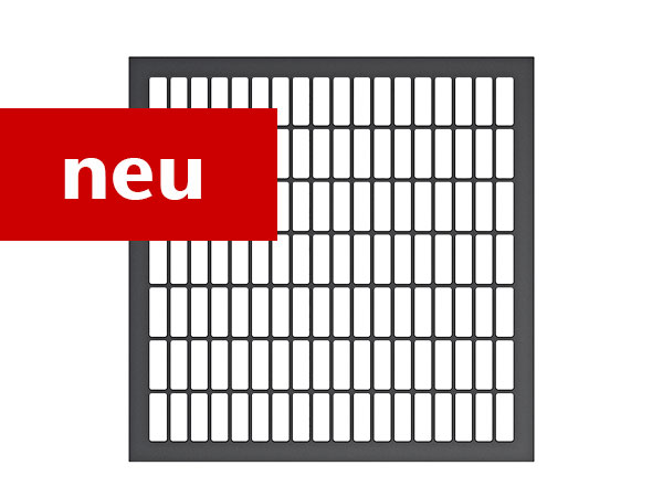 Rost für Punktablauf anthrazit Masche