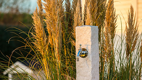 Wasserhahn Regenwasser