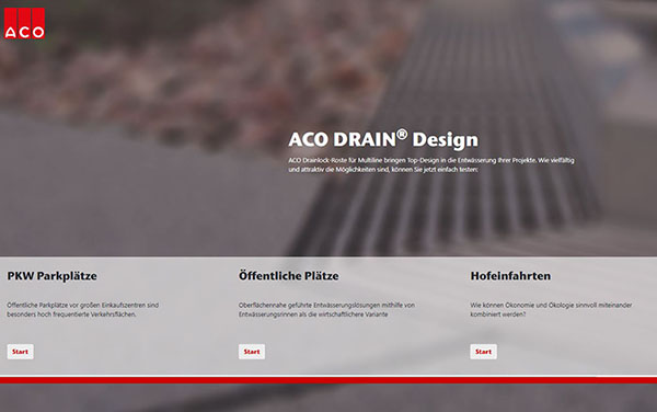 ACO DrainDesign Rostkonfigurator